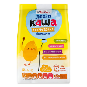 Каша Dr.Benner кукурудзяна безмолочна легка, 125г