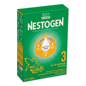 Суміш Nestogen 3 суха молочна з лактобактеріями L.Reuteri, 600г