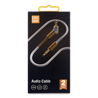 Кабель Luxe Cube Audio білий 1.2 м, шт