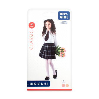 Колготки дитячі Boy&Girl Classic 40 den glace р.116-122, шт