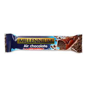 Шоколад молочний Millennium пористий, 22г