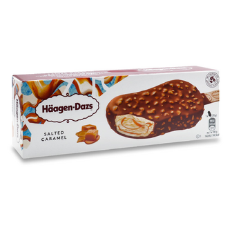Морозиво Haagen-Dazs карамельне зі шматочками солоної карамелі, 70г