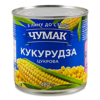 Кукурудза «Чумак» цукрова, 420г