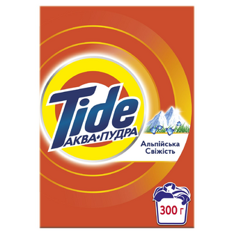 Пральний порошок для ручного прання Tide Аква-Пудра Альпійська свіжість, 300г