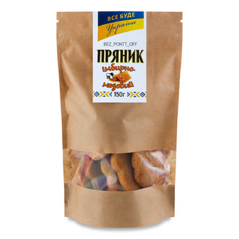 Пряник Лавка традицій Iмбiрно-медовий, 150г