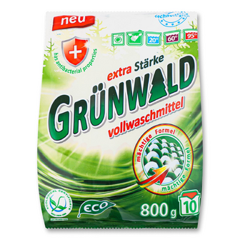 Порошок пральний Grunwald Eco «Гірська свіжість» універсальний, 800г