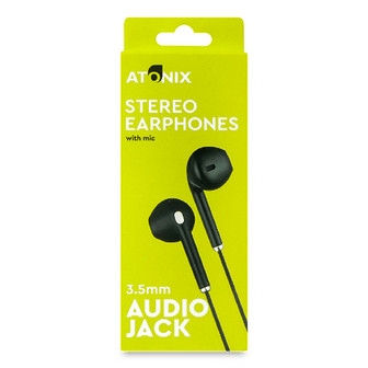 Навушники Atonix Audio Jack E2 чорні, шт