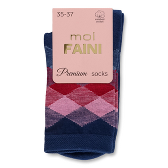 Шкарпетки жіночі moi Faini 213033 темно-сині р.35-37, 1 пара