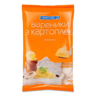 Вареники Геркулес з картоплею, 800г