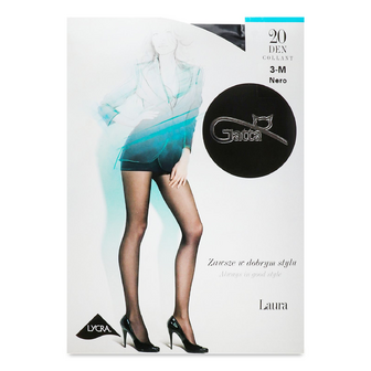 Колготки жіночі Gatta Laura 20 den nero р.3, шт