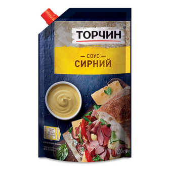 Соус «Торчин» сирний пастеризований, 200г