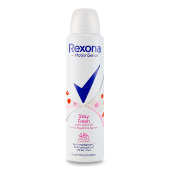 Дезодорант-спрей Rexona «Білі квіти і лічі», 150мл