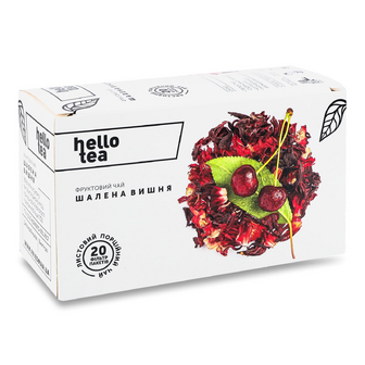 Чай фруктовий Hello Tea Шалена вишня, 20*2.6г