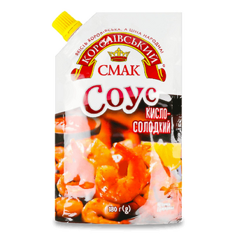 Соус Королівський смак Кисло-солодкий д/п, 180г