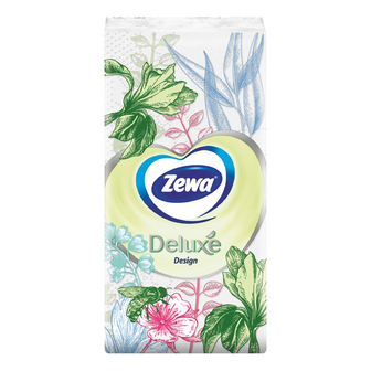 Хустинки носові Zewa Deluxe Design 3-шарові, 10шт