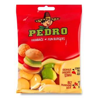 Цукерки Pedro «Веселі бургери» жувальні, 80г