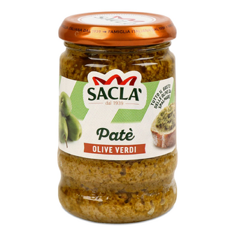 Паштет Sacla' з зелених оливок, 190г