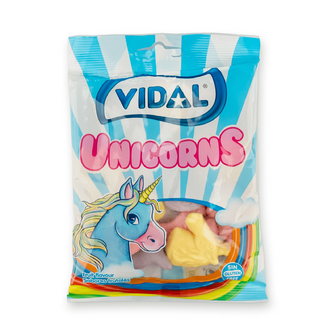 Цукерки Vidal Єдинороги жувальні, 90г