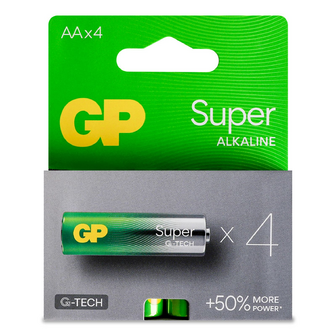 Батарейки GP Super Alkaline G-Tech AA LR6, 4шт