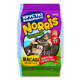 Чипси Norris норі з васабі, 25г