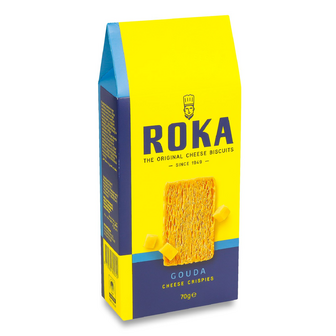 Печиво Roka з сиром гауда листкове, 70г