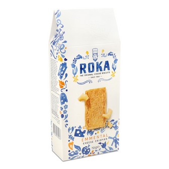 Печиво Roka з сиром емменталь листкове, 70г