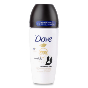 Дезодорант роликовий Dove Advanced Care Invisible, 50мл