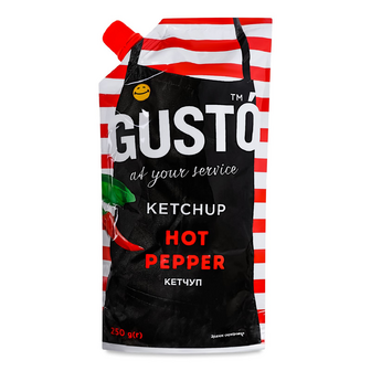 Кетчуп Gusto Hot Pepper, 250г