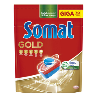Таблетки для посудомийних машин Somat Gold, 70*17.6г