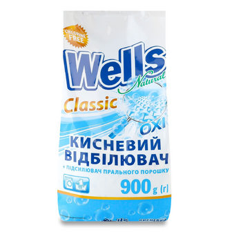 Відбілювач Wells Natural Classic кисневий, 900г