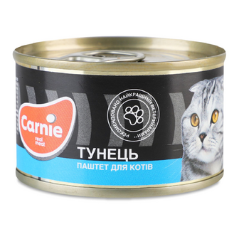 Корм для котів Carnie паштет з тунцем, 100г