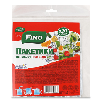 Пакети для льоду Fino, 120шт