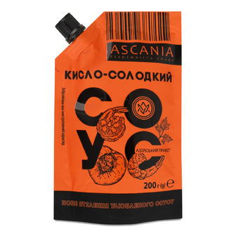 Соус Ascania Кисло-солодкий, 200г