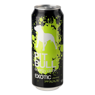 Напій енергетичний Pit Bull Exotic безалкогольний сильногазований з/б, 0.5л