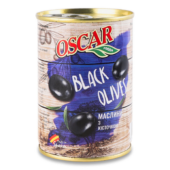 Маслини Oscar з кісточкою з/б, 280г