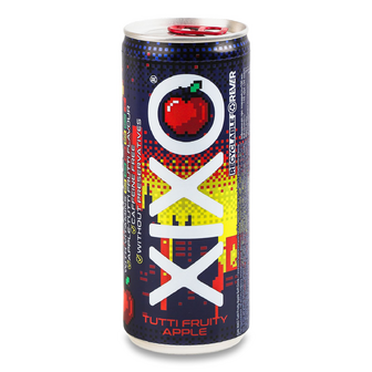 Напій Xixo Tutty Fruity Apple безaлкогольний газований з/б, 0.25л