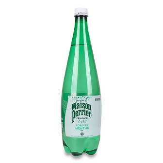 Вода мінеральна Maison Perrier зі смаком м'яти газована, 1л