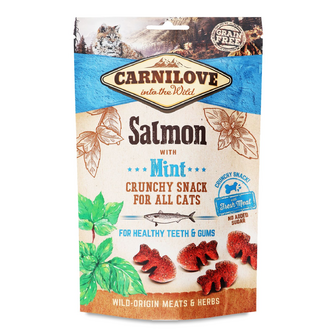 Ласощі для котів Carnilove Salmon with mint, 50г