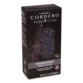 Рис Cordero чорний цілий, 500г
