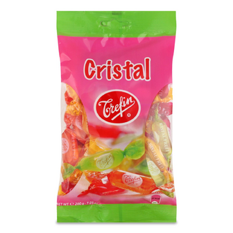 Льодяники Trefin Cristal зі смаком фруктів, 200г