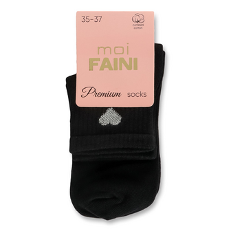 Шкарпетки жіночі moi Faini 213013 чорні р.35-37, 1 пара
