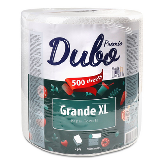 Рушники паперові «Диво» Premio Grande XL 2-шарові 500 аркушів, шт