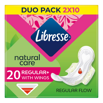 Прокладки Libresse Natural Care Normal, 20шт
