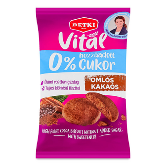 Печиво Detki Vital з какао, 180г