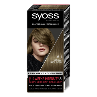 Крем-фарба Syoss Permanent Сoloration 6-1 темно-русявий, шт
