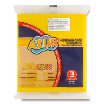 Набір ганчірок господарських AZUR 3 шт.