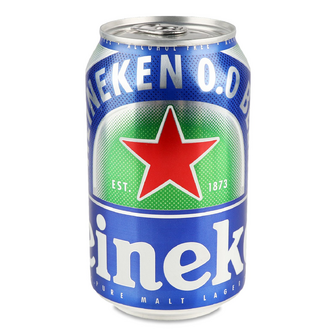 Пиво Heineken безалкогольне світле з/б, 0.33л