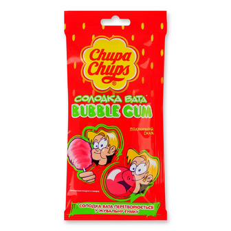 Гумка жувальна Chupa Chups з полуничним смаком, 11г