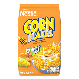 Сніданок сухий Nestle Corn Flakes Honey Nut, 450г
