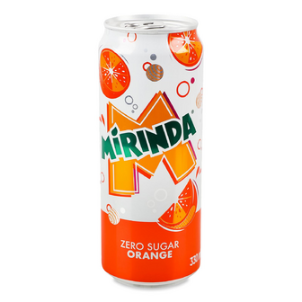 Напій Mirinda Нуль цукру з/б, 0.33л